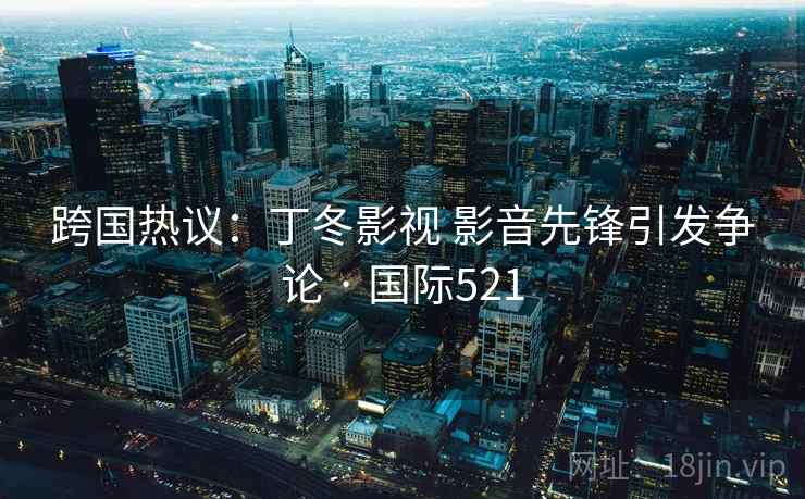 跨国热议：丁冬影视 影音先锋引发争论 · 国际521